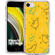 Birds Dots 1 Print Slim Cover For Apple iPhone  (16,15,14,13,12, SE, Pro, Max, Plus), Print in USA