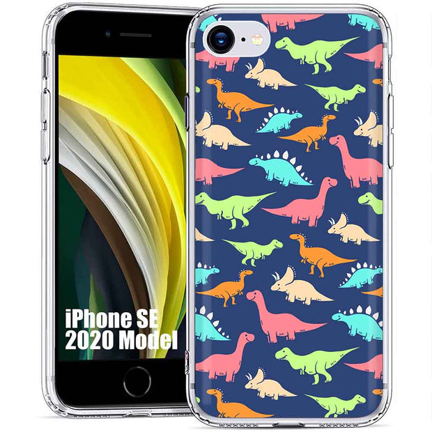 Dinosaur 1 Print Slim Cover For Apple iPhone  (16,15,14,13,12, SE, Pro, Max, Plus), Print in USA