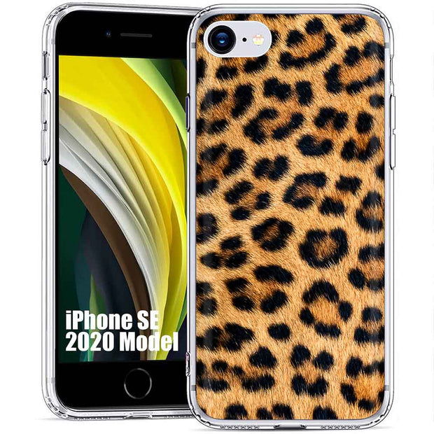 Leopard Fur 4 Print Slim Cover For Apple iPhone  (16,15,14,13,12, SE, Pro, Max, Plus), Print in USA