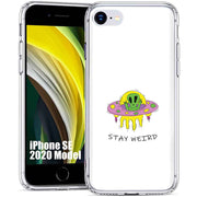 Alien Weird Print Slim Cover For Apple iPhone  (16,15,14,13,12, SE, Pro, Max, Plus), Print in USA