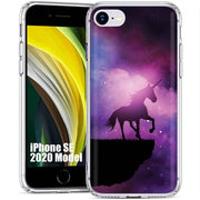 Unicorn Galaxy Print Slim Cover For Apple iPhone  (16,15,14,13,12, SE, Pro, Max, Plus), Print in USA