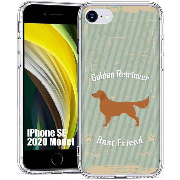 Retriever Dog Print Slim Cover For Apple iPhone  (16,15,14,13,12, SE, Pro, Max, Plus), Print in USA