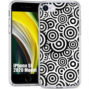 Circles Print Slim Cover For Apple iPhone  (16,15,14,13,12, SE, Pro, Max, Plus), Print in USA