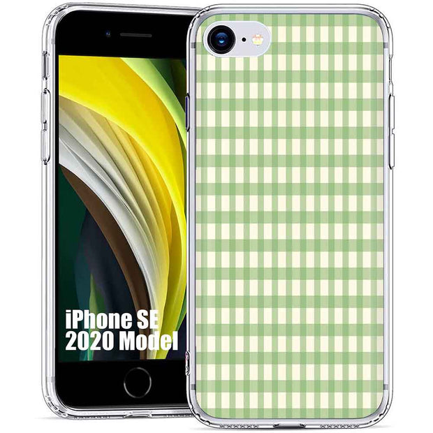 Green Lines Print Slim Cover For Apple iPhone  (16,15,14,13,12, SE, Pro, Max, Plus), Print in USA
