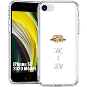 Take It Slow Print Slim Cover For Apple iPhone  (16,15,14,13,12, SE, Pro, Max, Plus), Print in USA