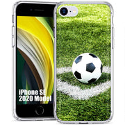 Soccer  Print Slim Cover For Apple iPhone  (16,15,14,13,12, SE, Pro, Max, Plus), Print in USA