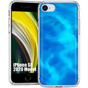 Blue Water Print Slim Cover For Apple iPhone  (16,15,14,13,12, SE, Pro, Max, Plus), Print in USA