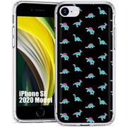 Dinosaurs Shape Print Slim Cover For Apple iPhone  (16,15,14,13,12, SE, Pro, Max, Plus), Print in USA