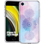 Elegant Mandala Print Slim Cover For Apple iPhone  (16,15,14,13,12, SE, Pro, Max, Plus), Print in USA