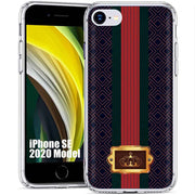 Royal Ribbon Print Slim Cover For Apple iPhone  (16,15,14,13,12, SE, Pro, Max, Plus), Print in USA