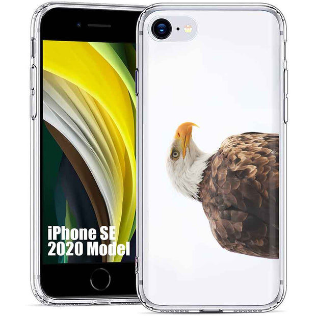 Eagle Photo Print Slim Cover For Apple iPhone  (16,15,14,13,12, SE, Pro, Max, Plus), Print in USA