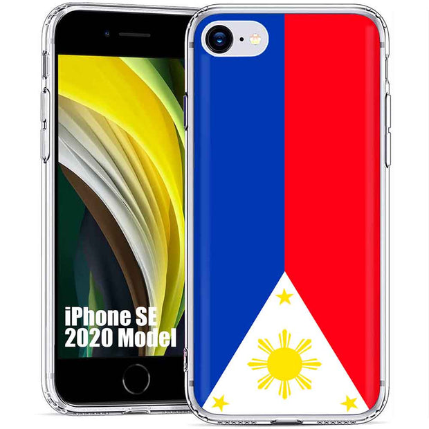 Philippines Print Slim Cover For Apple iPhone  (16,15,14,13,12, SE, Pro, Max, Plus), Print in USA