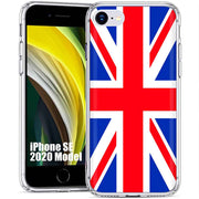 Flag UK Print Slim Cover For Apple iPhone  (16,15,14,13,12, SE, Pro, Max, Plus), Print in USA