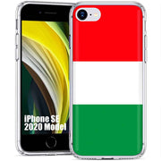 Flag Italy Print Slim Cover For Apple iPhone  (16,15,14,13,12, SE, Pro, Max, Plus), Print in USA