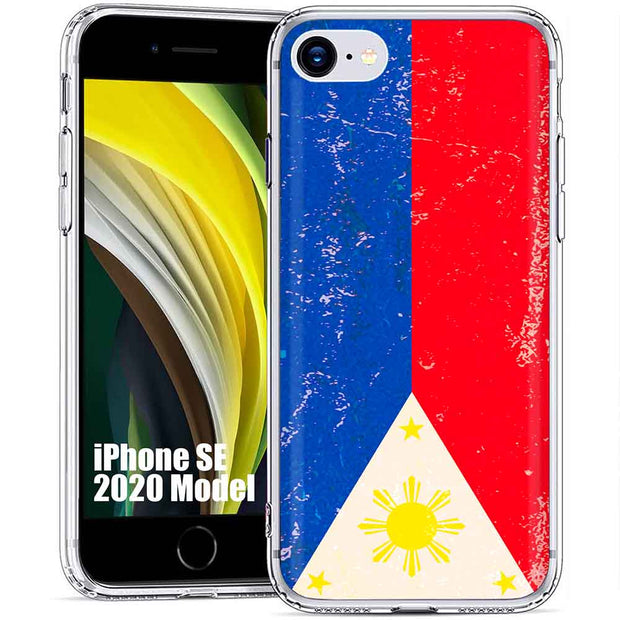 Philippines 2 Print Slim Cover For Apple iPhone  (16,15,14,13,12, SE, Pro, Max, Plus), Print in USA