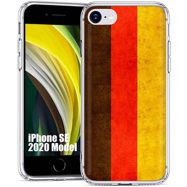 Germany Flag  Print Slim Cover For Apple iPhone  (16,15,14,13,12, SE, Pro, Max, Plus), Print in USA