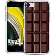 Chocolate Print Slim Cover For Apple iPhone  (16,15,14,13,12, SE, Pro, Max, Plus), Print in USA