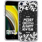 Merry Christmas Print Slim Cover For Apple iPhone  (16,15,14,13,12, SE, Pro, Max, Plus), Print in USA