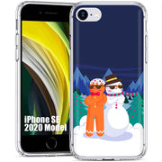 Cool Snowman Print Slim Cover For Apple iPhone  (16,15,14,13,12, SE, Pro, Max, Plus), Print in USA