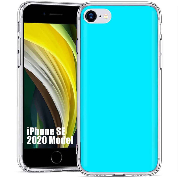 Sky Blue Print Slim Cover For Apple iPhone  (16,15,14,13,12, SE, Pro, Max, Plus), Print in USA