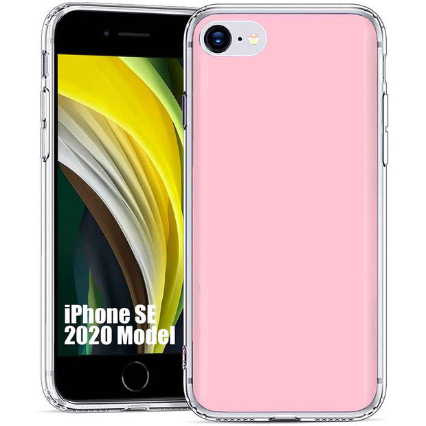 Light Pink Print Slim Cover For Apple iPhone  (16,15,14,13,12, SE, Pro, Max, Plus), Print in USA