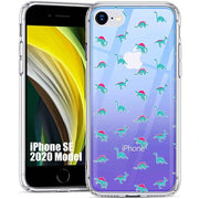 Cute Dinosaur Print Slim Cover For Apple iPhone  (16,15,14,13,12, SE, Pro, Max, Plus), Print in USA