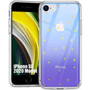 Star RainBow Print Slim Cover For Apple iPhone  (16,15,14,13,12, SE, Pro, Max, Plus), Print in USA