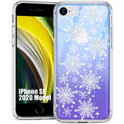 Snowflake 2 Print Slim Cover For Apple iPhone  (16,15,14,13,12, SE, Pro, Max, Plus), Print in USA