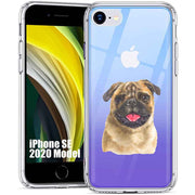 Dog Painting j Print Slim Cover For Apple iPhone  (16,15,14,13,12, SE, Pro, Max, Plus), Print in USA