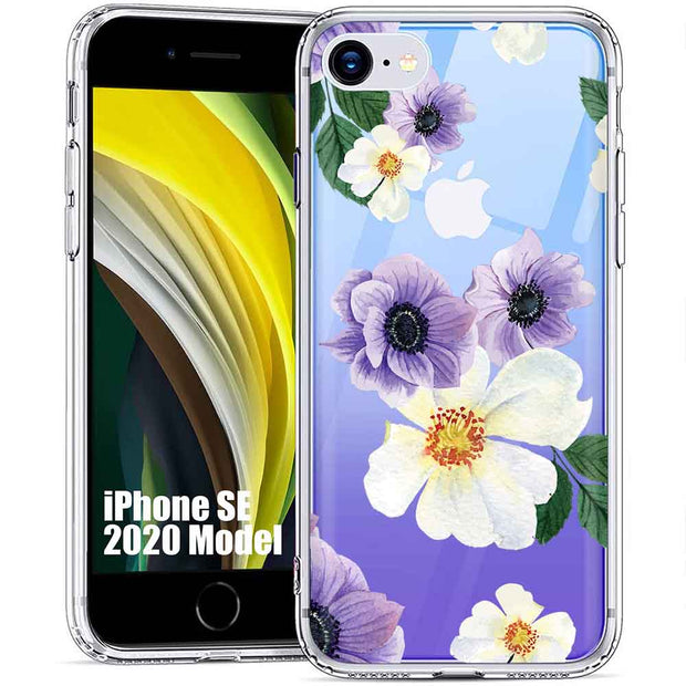 Flower 7 Print Slim Cover For Apple iPhone  (16,15,14,13,12, SE, Pro, Max, Plus), Print in USA