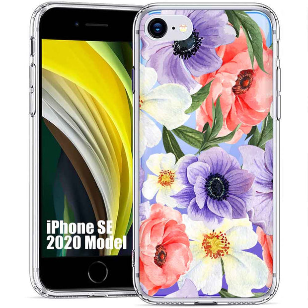 Flower 9 Print Slim Cover For Apple iPhone  (16,15,14,13,12, SE, Pro, Max, Plus), Print in USA