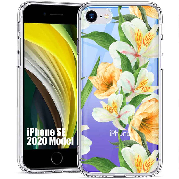 Flower 10 Print Slim Cover For Apple iPhone  (16,15,14,13,12, SE, Pro, Max, Plus), Print in USA