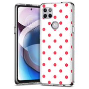 Dots White Print Slim Cover For Motorola   (Edge,One 5G,Ace,UW,X40,30), Print in USA