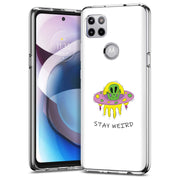 Alien Weird Print Slim Cover For Motorola   (Edge,One 5G,Ace,UW,X40,30), Print in USA