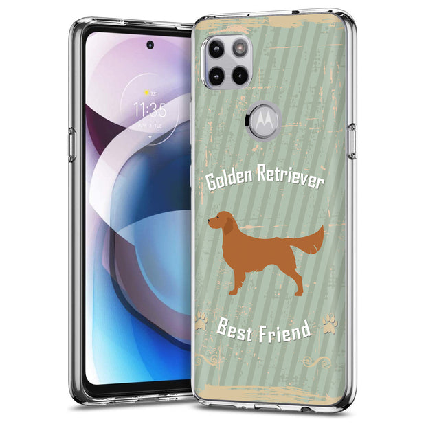 Retriever Dog Print Slim Cover For Motorola   (Edge,One 5G,Ace,UW,X40,30), Print in USA