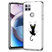 Cat Scratch Print Slim Cover For Motorola   (Edge,One 5G,Ace,UW,X40,30), Print in USA