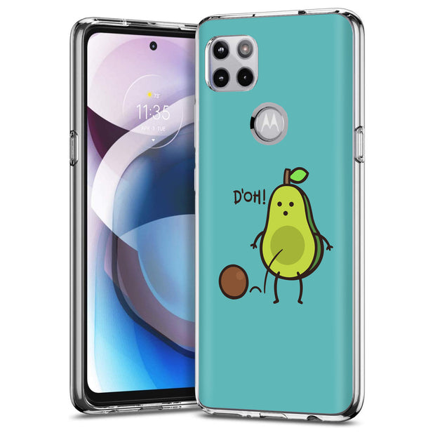 Funny Avocado 2 Print Slim Cover For Motorola   (Edge,One 5G,Ace,UW,X40,30), Print in USA