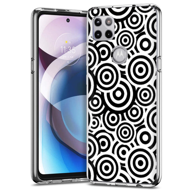 Circles Print Slim Cover For Motorola   (Edge,One 5G,Ace,UW,X40,30), Print in USA