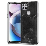 Black Marble 3 Print Slim Cover For Motorola   (Edge,One 5G,Ace,UW,X40,30), Print in USA