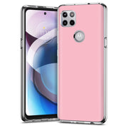 Soft Pink Print Slim Cover For Motorola   (Edge,One 5G,Ace,UW,X40,30), Print in USA