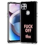 Fun Quote F Off Print Slim Cover For Motorola   (Edge,One 5G,Ace,UW,X40,30), Print in USA