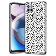 Polka Dots Blk Print Slim Cover For Motorola   (Edge,One 5G,Ace,UW,X40,30), Print in USA