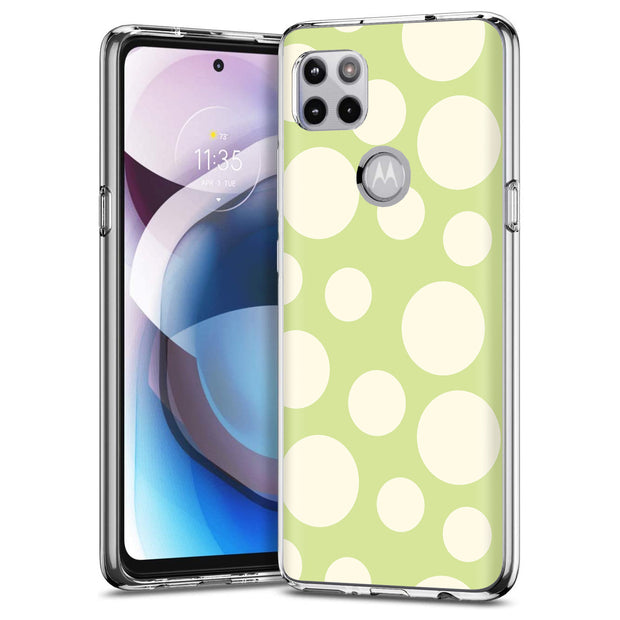 Circle Dots Print Slim Cover For Motorola   (Edge,One 5G,Ace,UW,X40,30), Print in USA