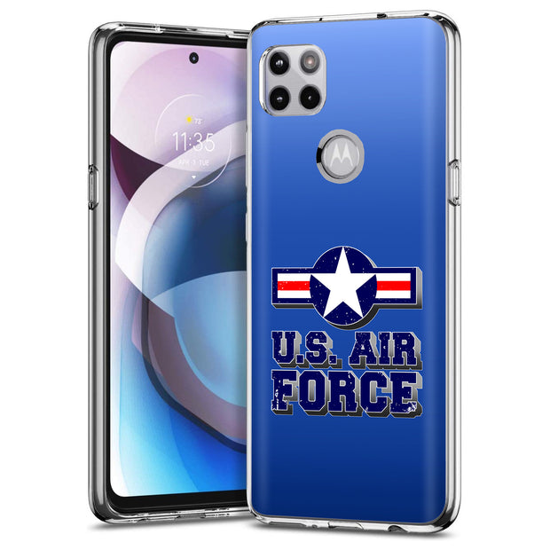 US Air Force 1 Print Slim Cover For Motorola   (Edge,One 5G,Ace,UW,X40,30), Print in USA