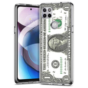 One Dollar Bill Print Slim Cover For Motorola   (Edge,One 5G,Ace,UW,X40,30), Print in USA