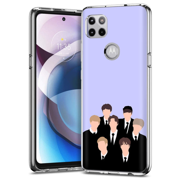 BTS KPOP 10 Print Slim Cover For Motorola   (Edge,One 5G,Ace,UW,X40,30), Print in USA