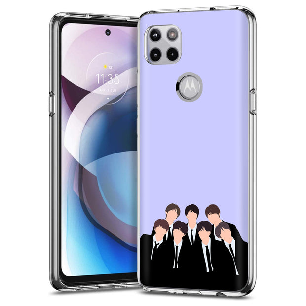 BTS KPOP 11 Print Slim Cover For Motorola   (Edge,One 5G,Ace,UW,X40,30), Print in USA