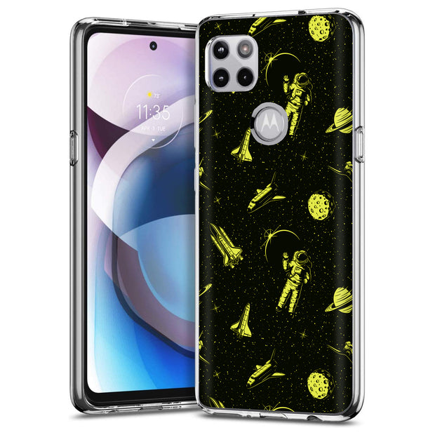 Stars Planets 8 Print Slim Cover For Motorola   (Edge,One 5G,Ace,UW,X40,30), Print in USA