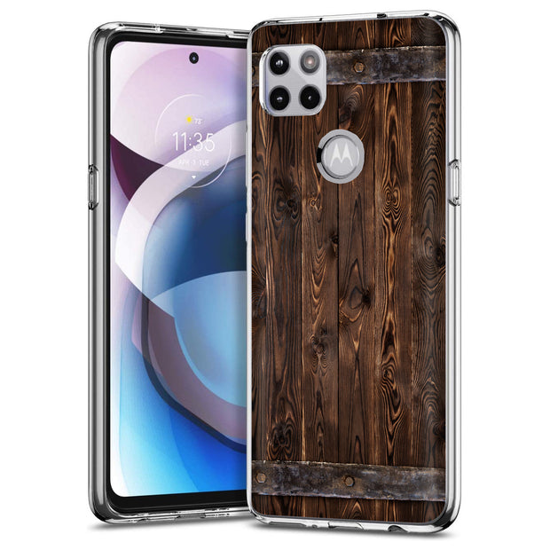 Wood 6 Print Slim Cover For Motorola   (Edge,One 5G,Ace,UW,X40,30), Print in USA