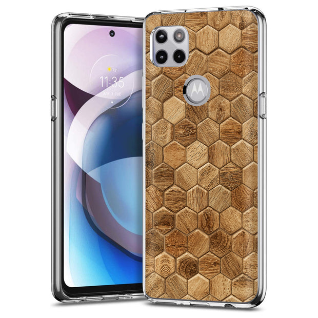 Wood 8 Print Slim Cover For Motorola   (Edge,One 5G,Ace,UW,X40,30), Print in USA